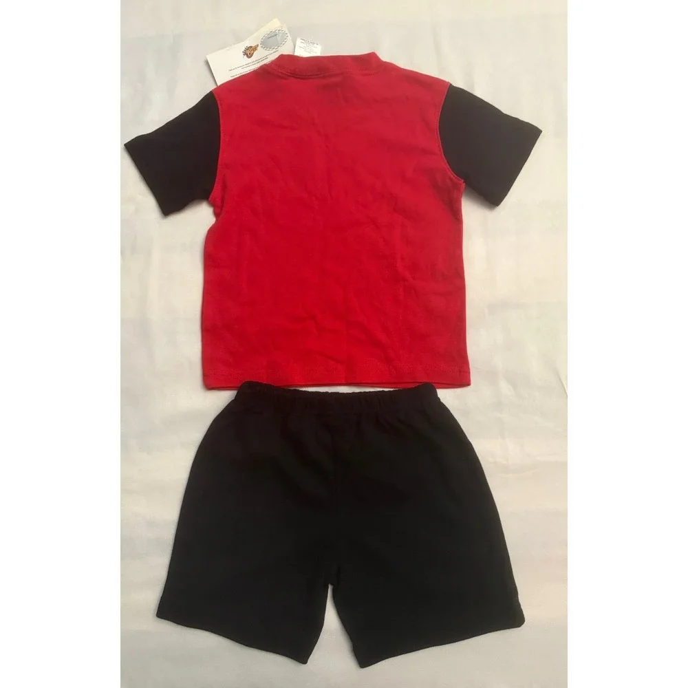 Winners Circle NASCAR Dale Earnhardt Jr 8 Kids T-Shirt Shorts Set Red Black 3T